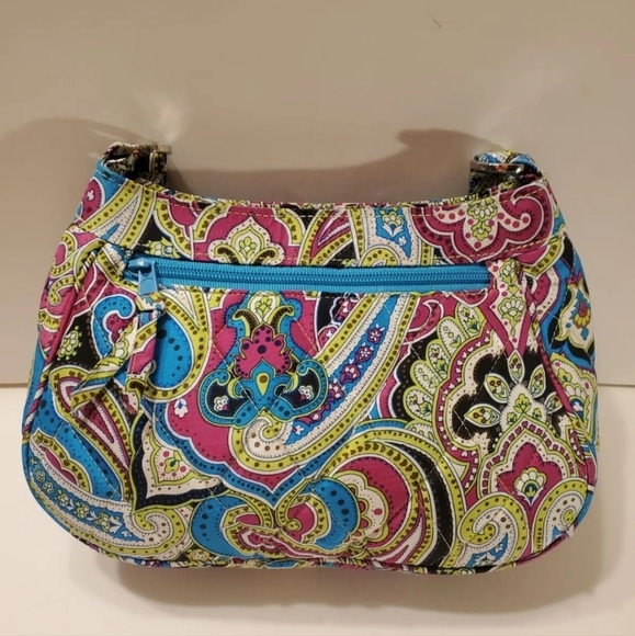 Vera Bradley Women’s Handbag Purse Magnetic Closure 8 Inches X 11 Inches Quilted - Picture 2 of 4